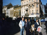 2 DevPar consultants stand in the square in Krakow