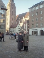 2 DevPar consultants stand in the square in Wroclaw